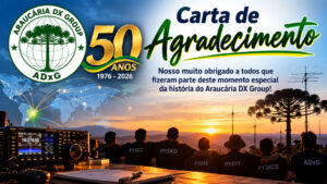 Carta de agradecimento 50 anos Araucária