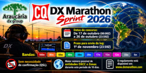 O DX Marathon Sprint de 2026 começa neste fim de semana!